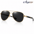 Avgprnie™ HarborPilot Men's Polarized Aviator Sunglasses – Classic Double Bridge UV400 Mirrored Shades for Driving & Outdoor Travel