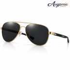 Avgprnie™ HarborPilot Men's Polarized Aviator Sunglasses – Classic Double Bridge UV400 Mirrored Shades for Driving & Outdoor Travel