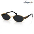 Avgprnie™ MuseLine Women's Slim Oval Polarized Sunglasses – Retro UV400 Mirrored Fashion Shades for Street Style & Vacation