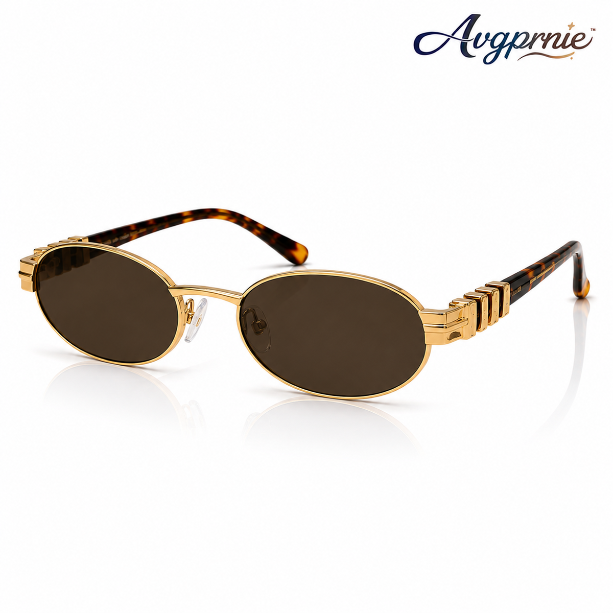 Avgprnie™ MuseLine Women's Slim Oval Polarized Sunglasses – Retro UV400 Mirrored Fashion Shades for Street Style & Vacation