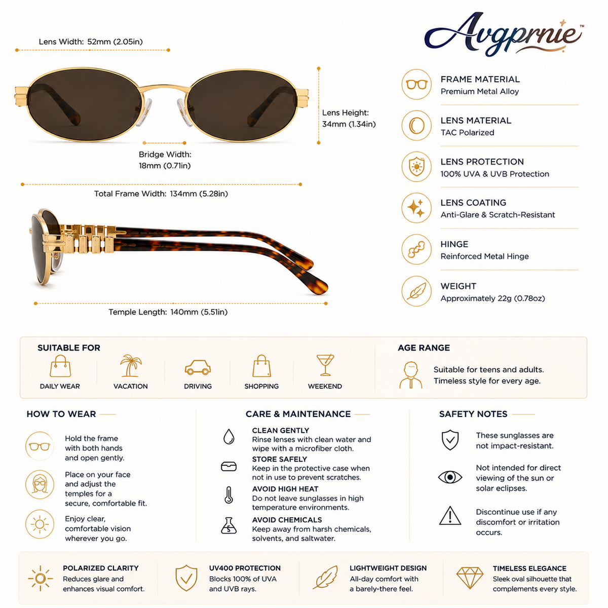 Avgprnie™ MuseLine Women's Slim Oval Polarized Sunglasses – Retro UV400 Mirrored Fashion Shades for Street Style & Vacation