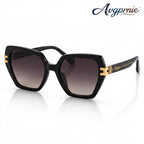 Avgprnie™ Nova Pop Women's Polarized Geometric Sunglasses – UV400 Mirrored Fashion Shades in Black, Burgundy, Pink, Blue, Purple & Brown