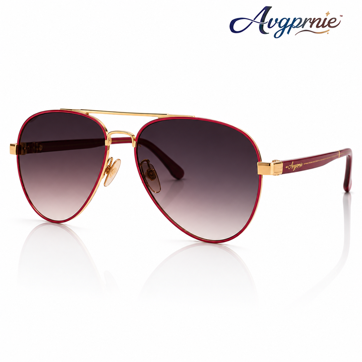Avgprnie™ Verona Drop Women's Polarized Aviator Sunglasses – UV400 Mirrored Lightweight Pilot Shades for Driving & Vacation