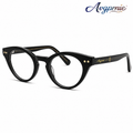 Avgprnie™ Atelier Cat-Eye Fashion Frames – Women's Vintage Inspired Clear Lens Eyeglass Frames in Black, Brown & Red